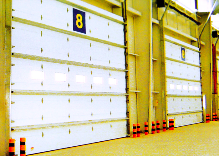 Industrial Upslope Door