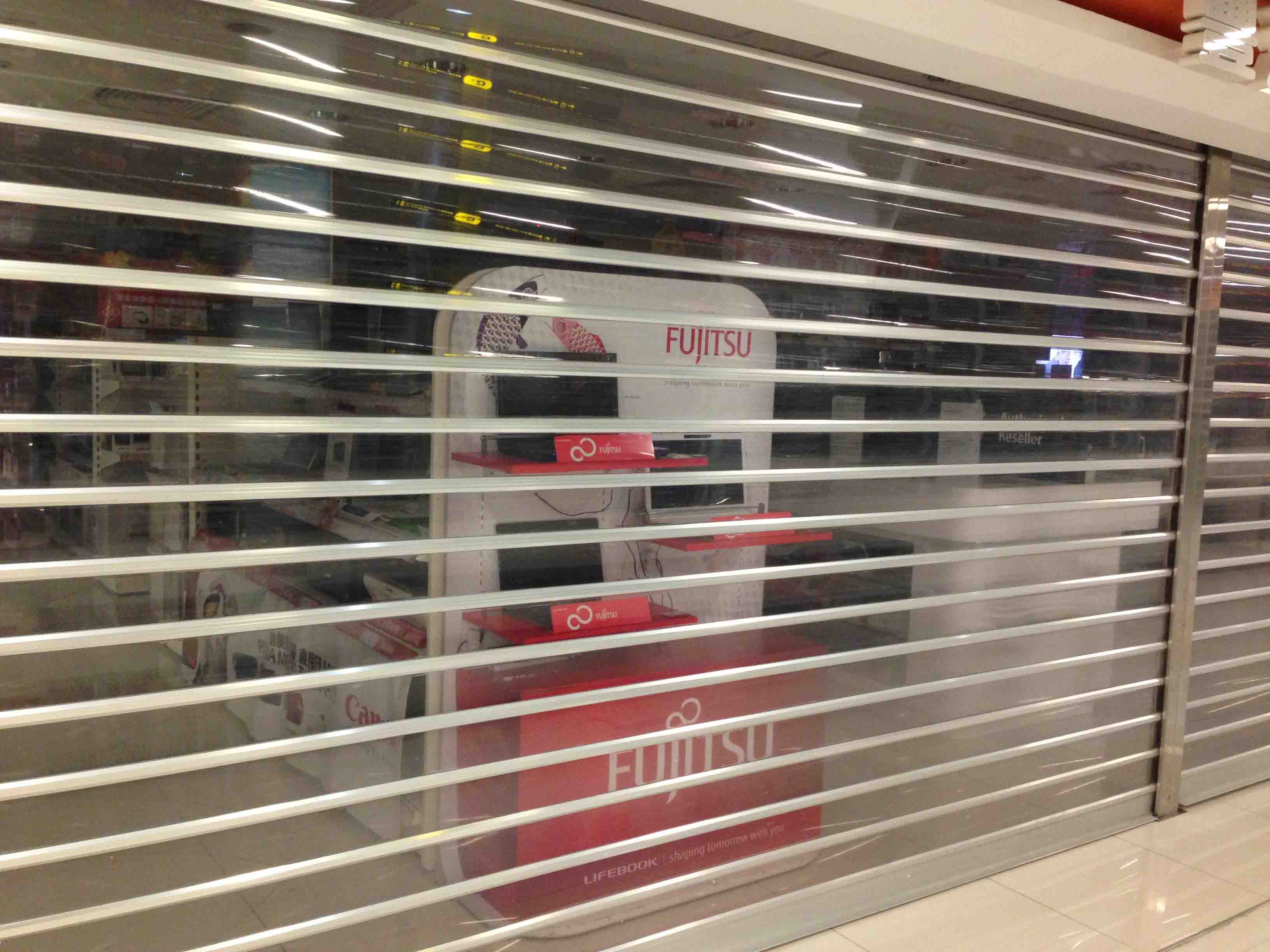 Transparent Rolling Door foto 2